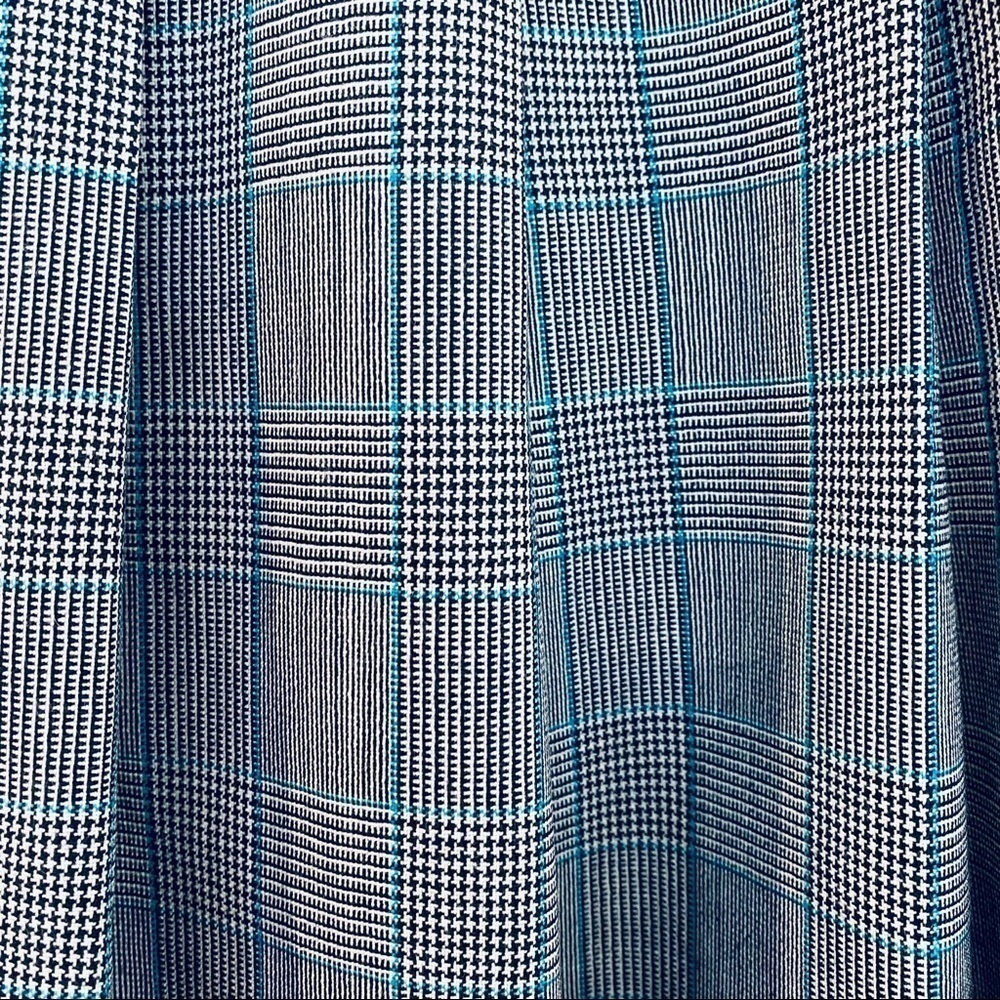 Pendleton Houndstooth 100% Wool Pleated Skirt Siz… - image 5